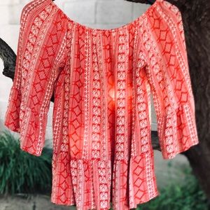 Francesca’s Collections Smock Boho Top